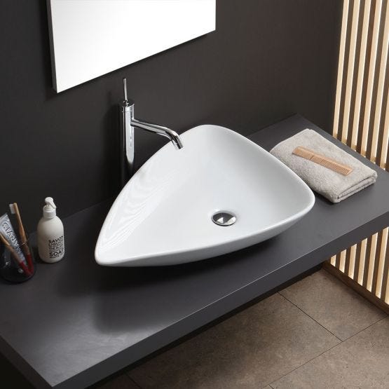 OVAL WASCHBASIN IN Keramik Modernes Design