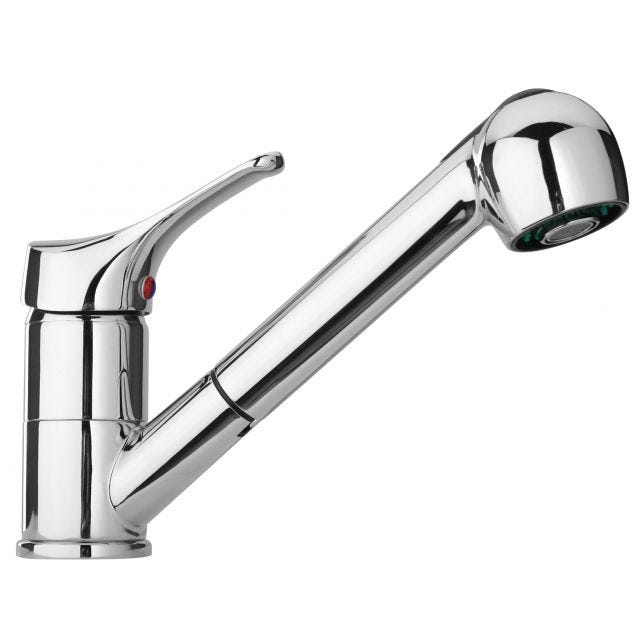 MISCHBATTERIE FÜR DIE KÜCHE MIT AUSZIEHBARER DUSCHE | CORALLO