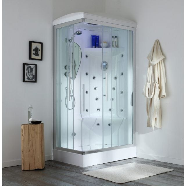 HYDROMASSAGE DUSCHKABINE 70x90 RECHTS | IRIDE