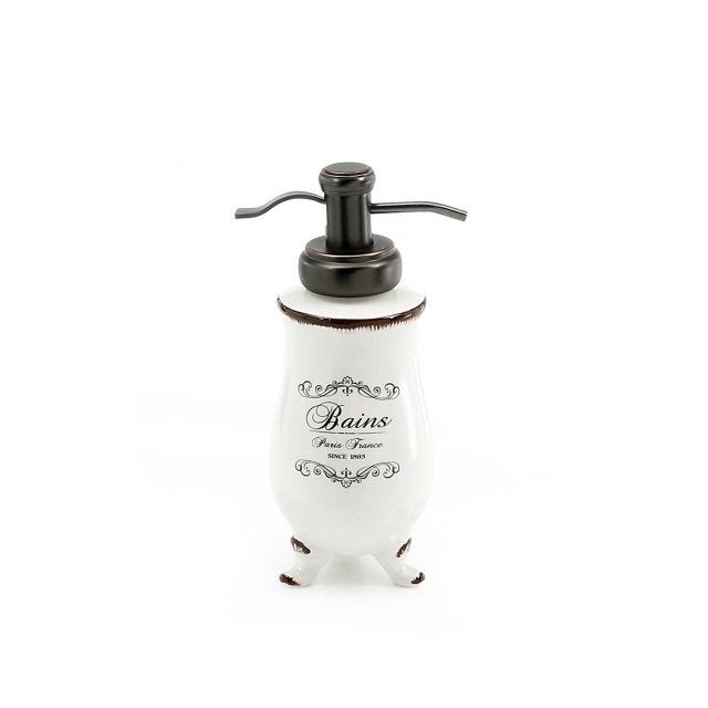 SEIFENSPENDER AUS KERAMIK IM SHABBY CHIC DESIGN | AMELIA