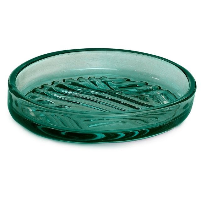 SEIFENSCHALE AUS GLAS IN GRÜNER AUSFÜHRUNG | FIORDALISO